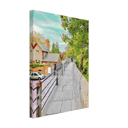 Chester  City Walls UK Canvas Print. Walk - John Brython