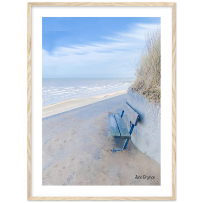 Prestatyn Beach Framed Print Tower Gardens